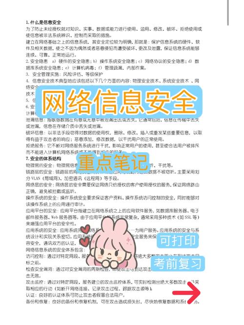 网络信息安全重点复习笔记 网络与信息安全软件开发